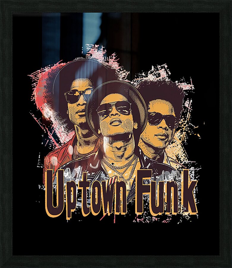 Bruno Mars 4 Picture Frame print