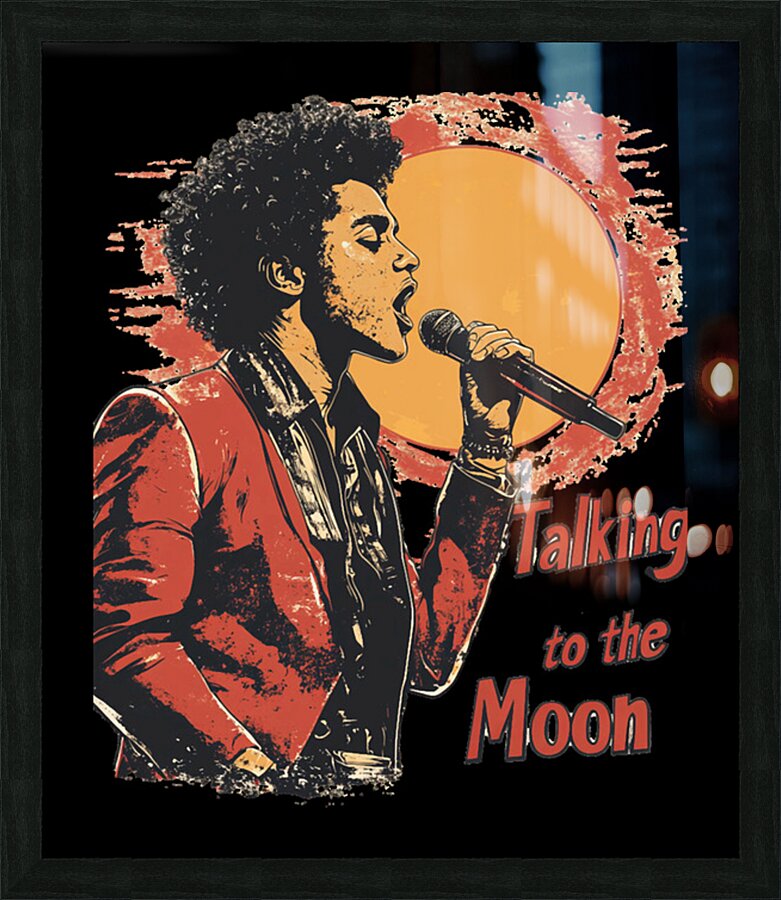 Bruno Mars 14 Picture Frame print