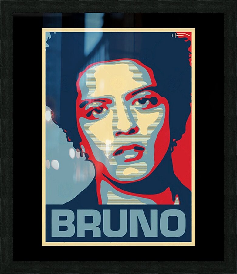 Bruno Mars 16 Picture Frame print