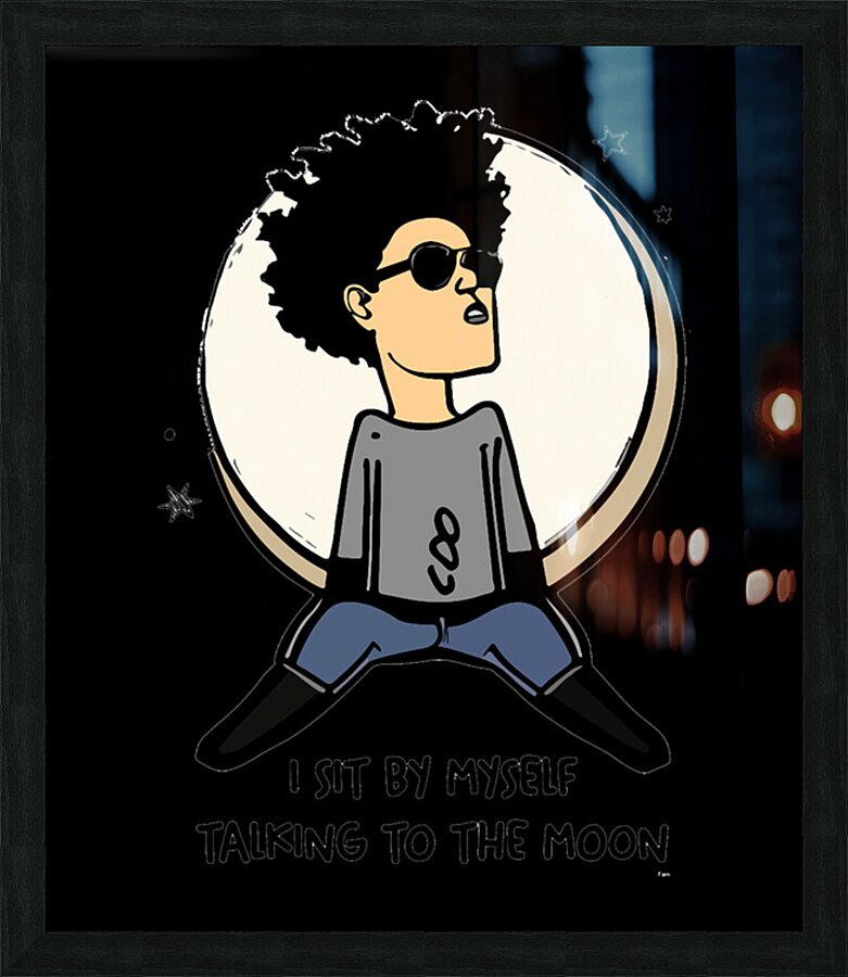 Bruno Mars 18 Picture Frame print