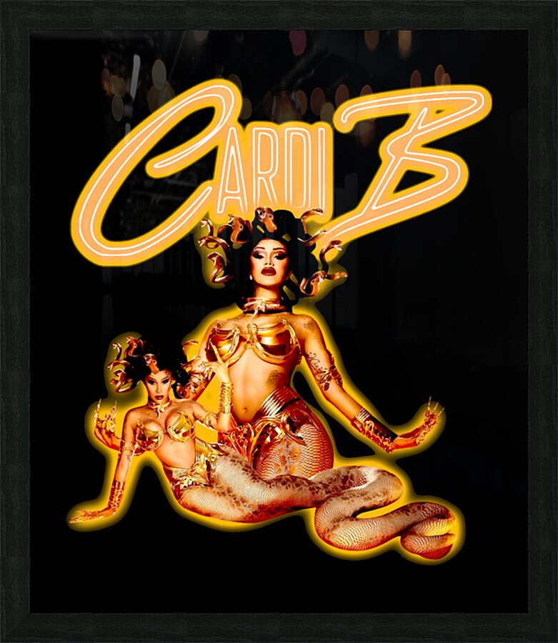 Cardi B 1 Picture Frame print