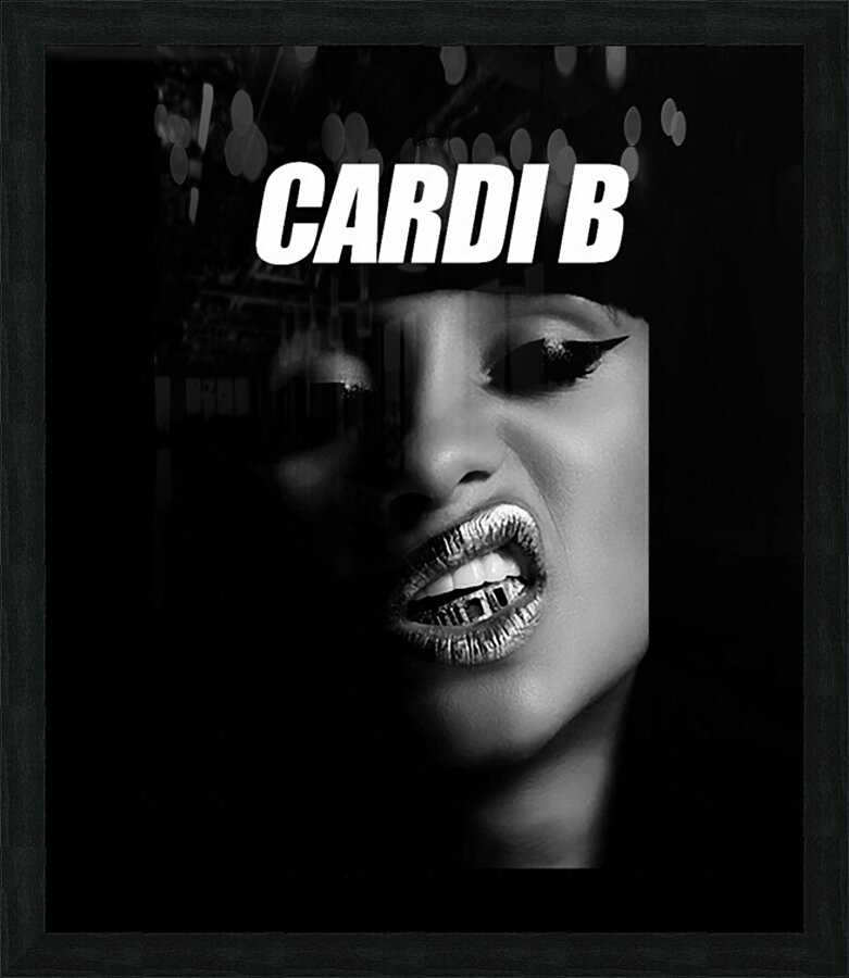 Cardi B 2 Picture Frame print