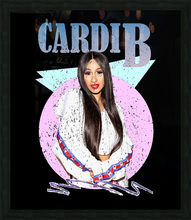 Cardi B 4 Picture Frame print