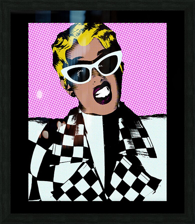 Cardi B 16 Picture Frame print