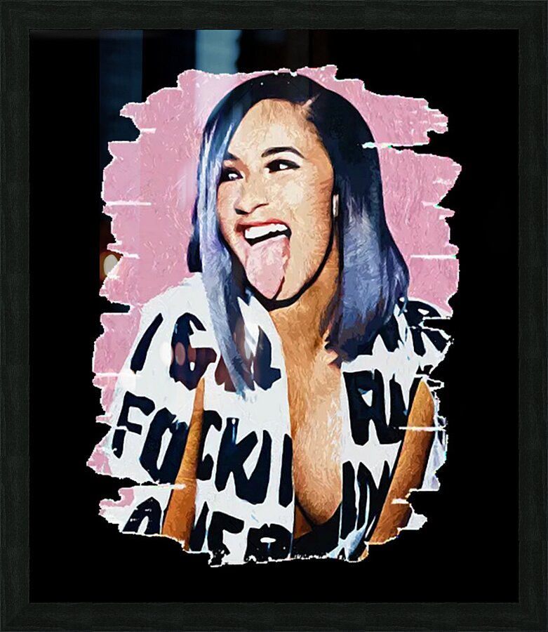 Cardi B 21 Picture Frame print