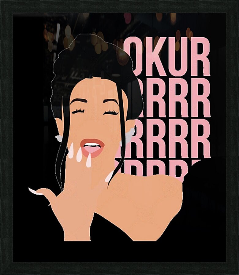 Cardi B 22 Picture Frame print