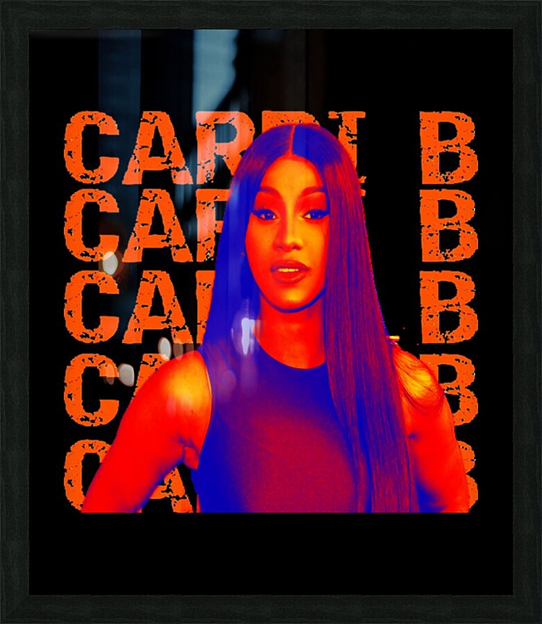 Cardi B 27 Picture Frame print