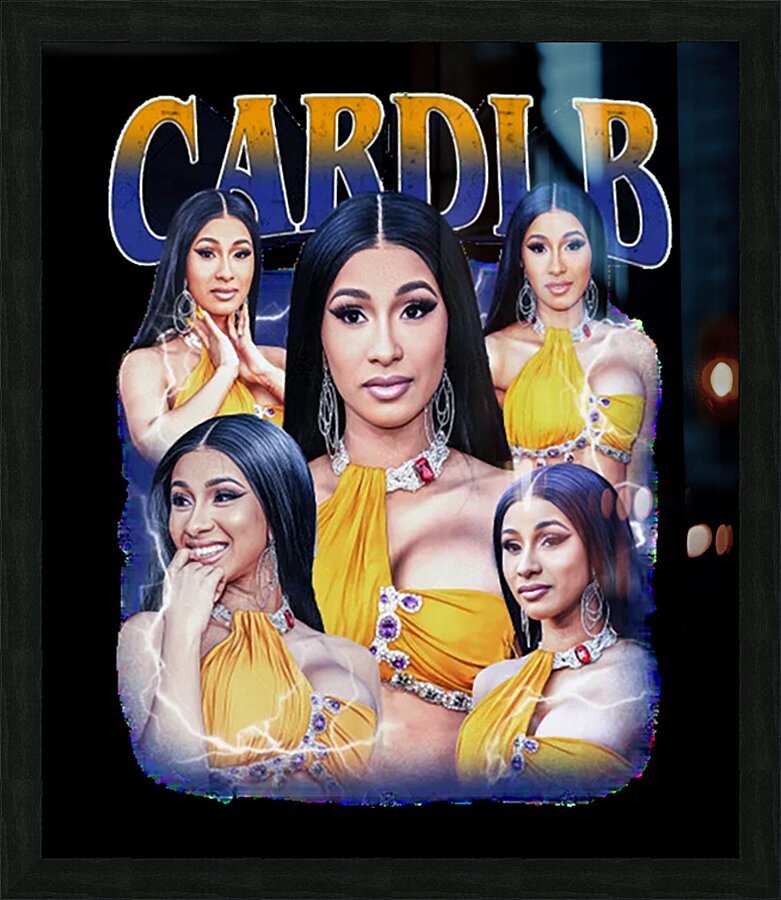 Cardi B 33 Picture Frame print