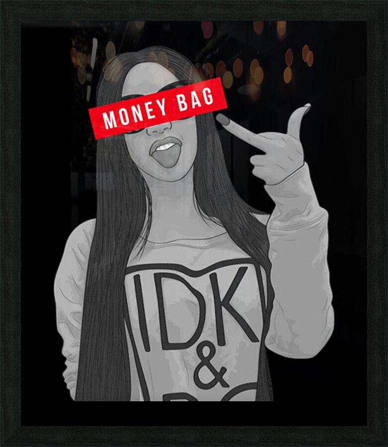 Cardi B 40 Picture Frame print