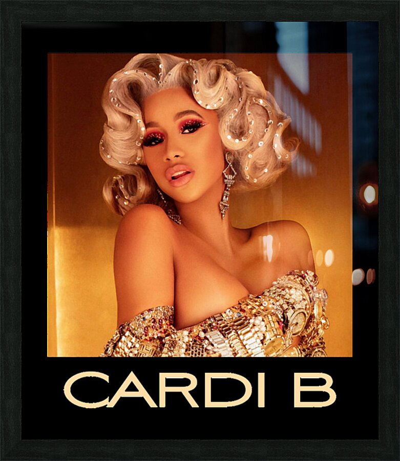 Cardi B 41 Picture Frame print