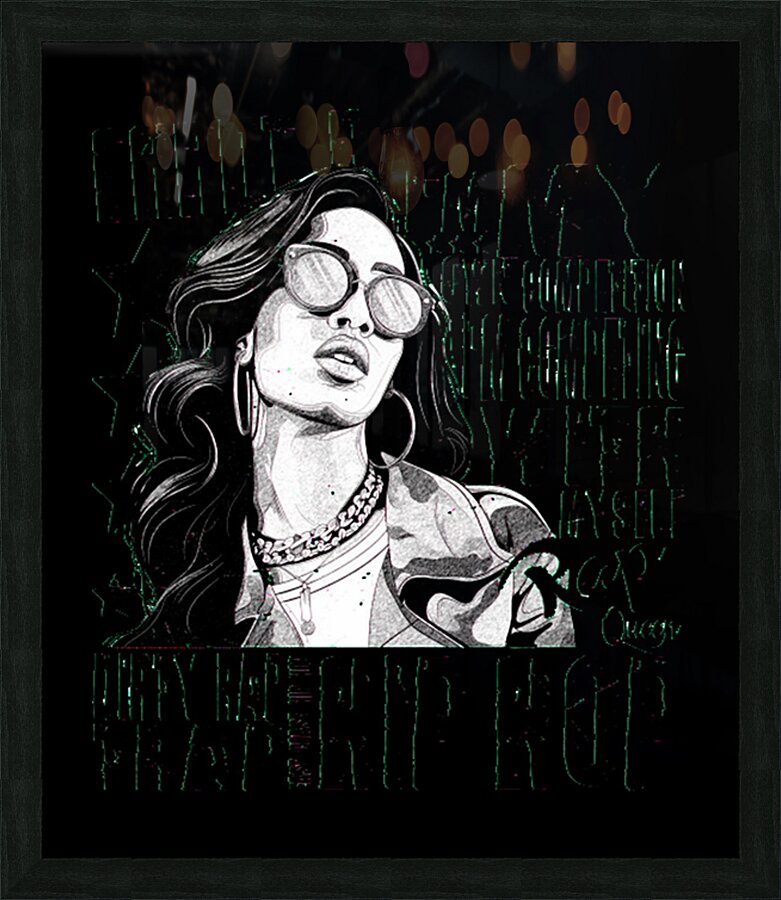 Cardi B 42 Picture Frame print