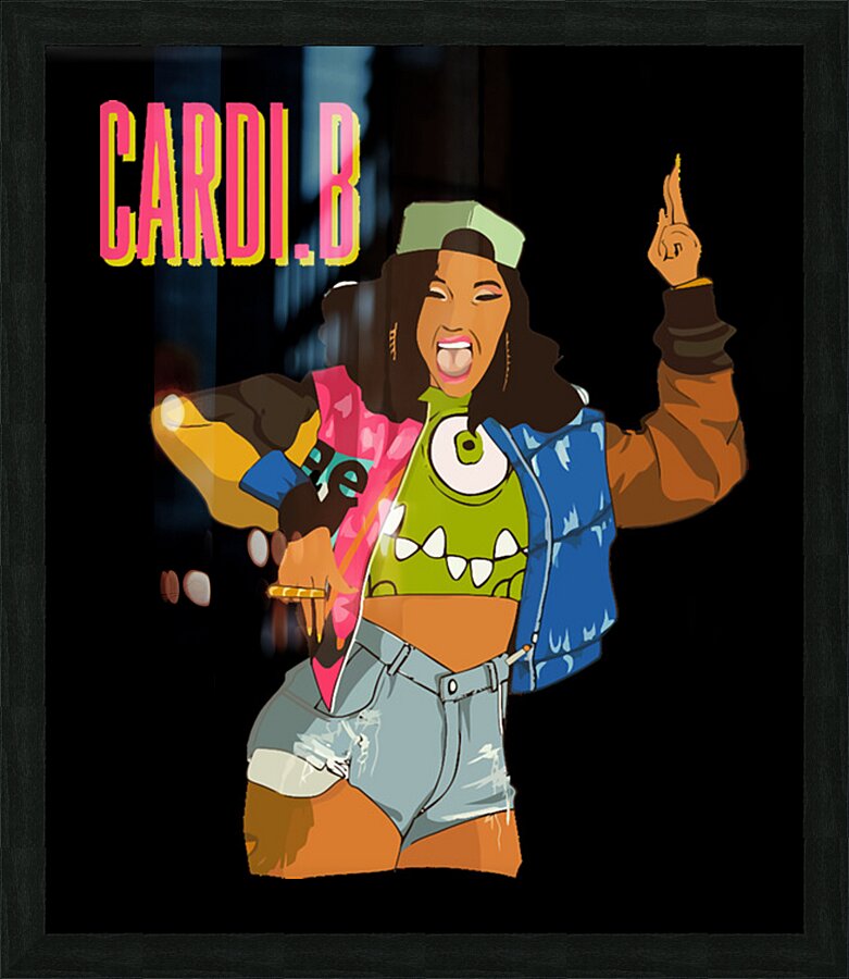 Cardi B 44 Picture Frame print