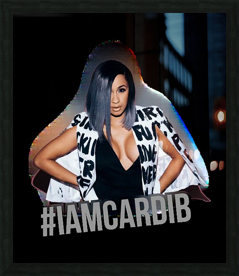 Cardi B 53 Picture Frame print