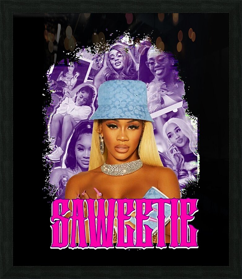 Cardi B 55 Picture Frame print