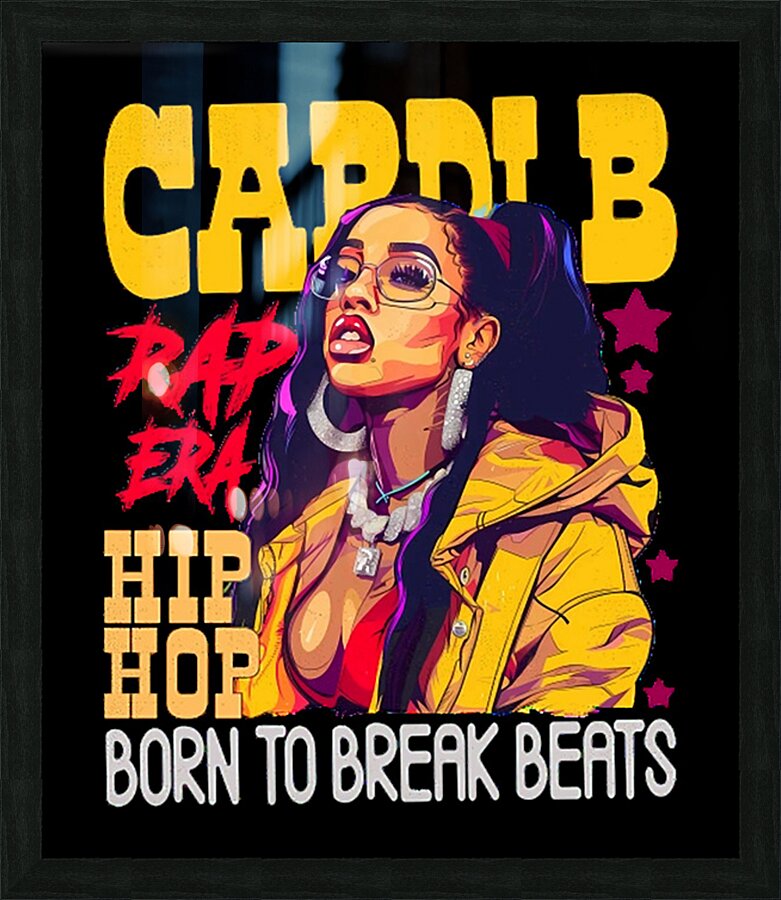 Cardi B 59 Picture Frame print