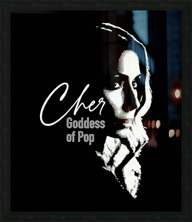 Cher 8 Picture Frame print