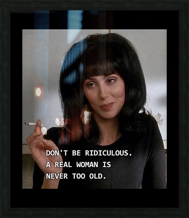 Cher 12 Picture Frame print