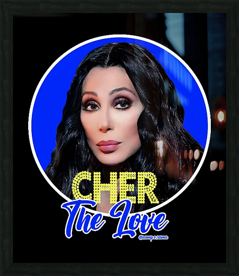 Cher 18 Picture Frame print