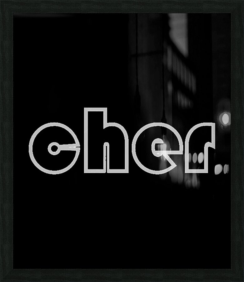 Cher 20 Picture Frame print
