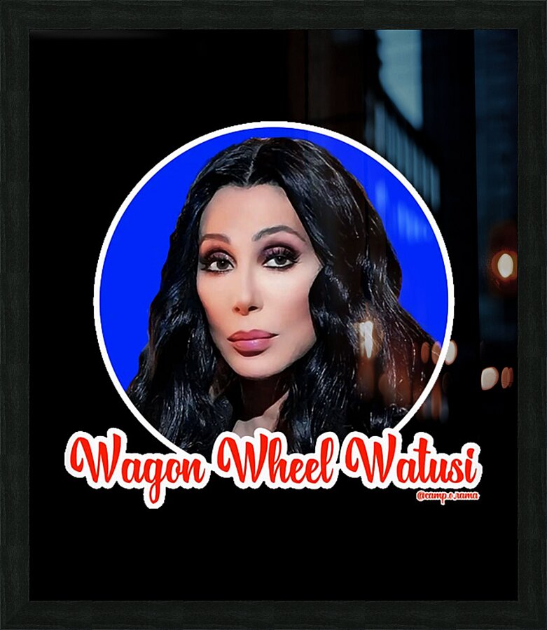 Cher 25 Picture Frame print