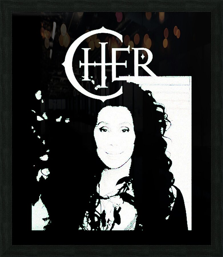 Cher 28 Picture Frame print