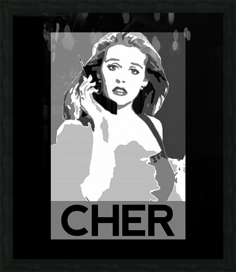 Cher 33 Picture Frame print