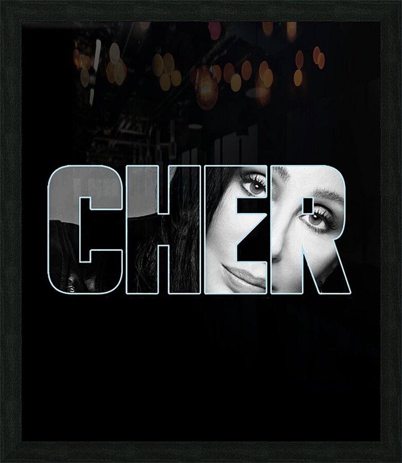 Cher 35 Picture Frame print