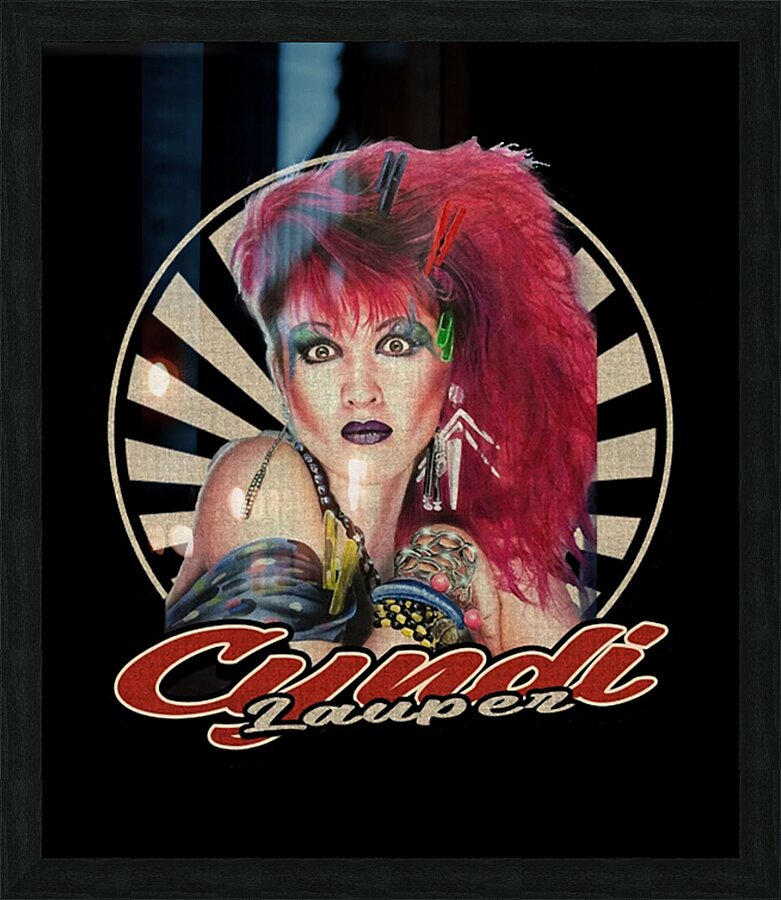 Cyndi Lauper 13 Picture Frame print