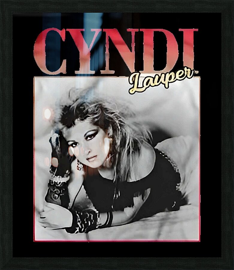 Cyndi Lauper 17 Picture Frame print