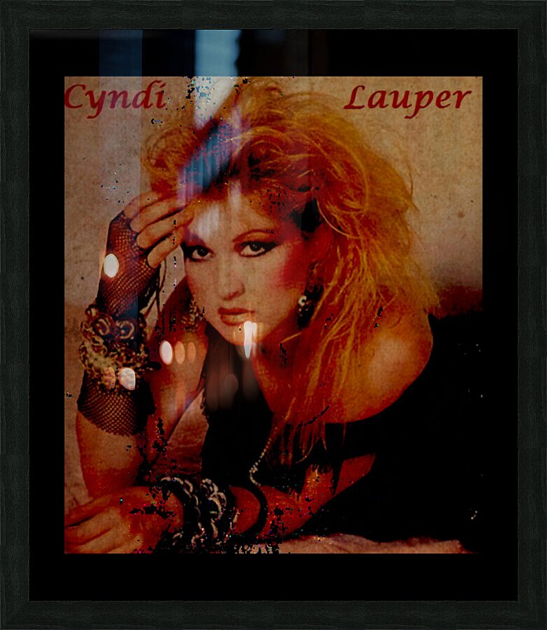 Cyndi Lauper 21 Picture Frame print