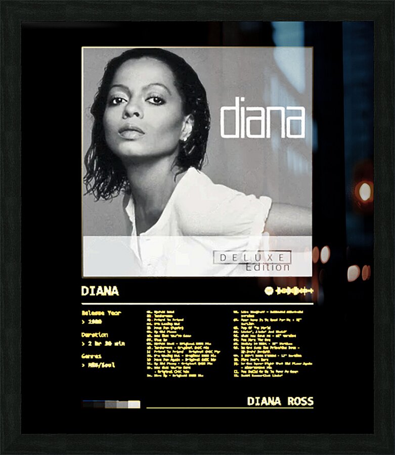 Diana Ross 2 Picture Frame print