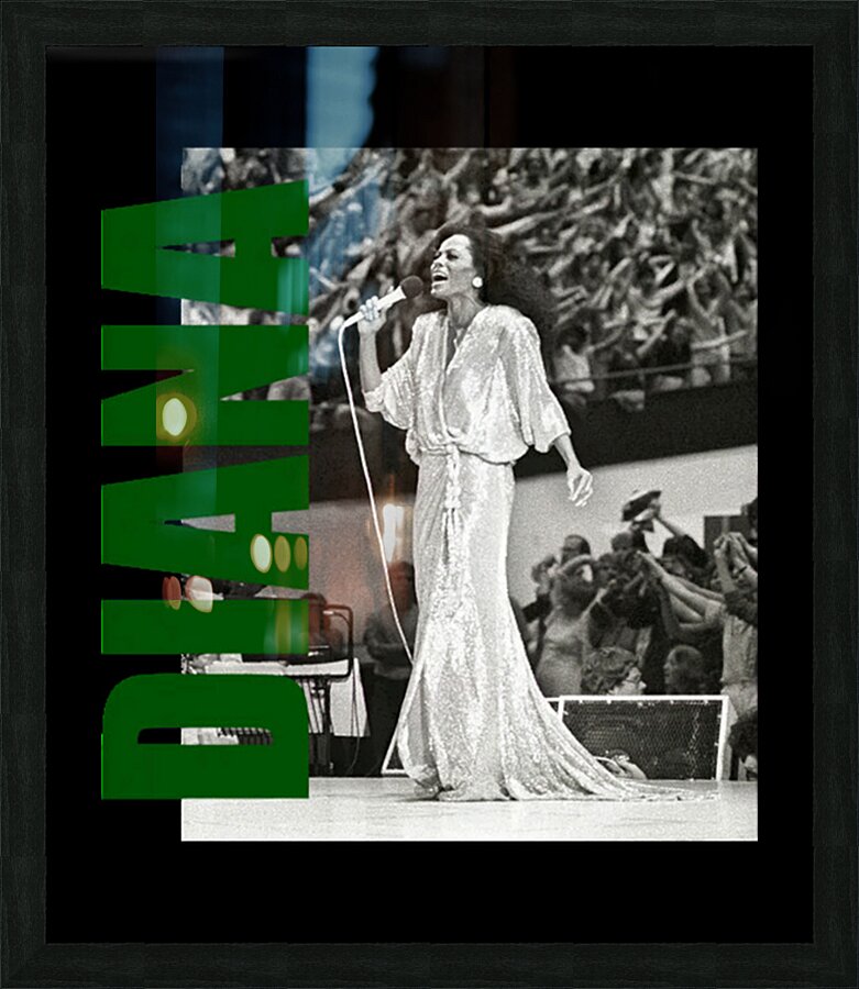 Diana Ross 4 Picture Frame print