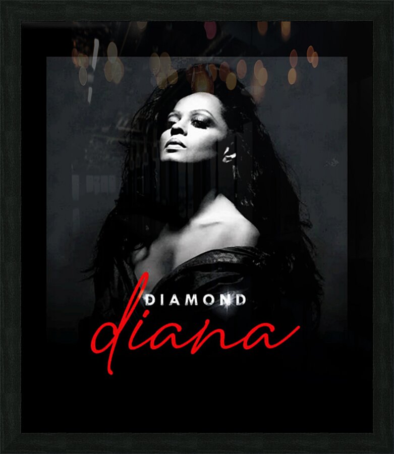 Diana Ross 14 Picture Frame print