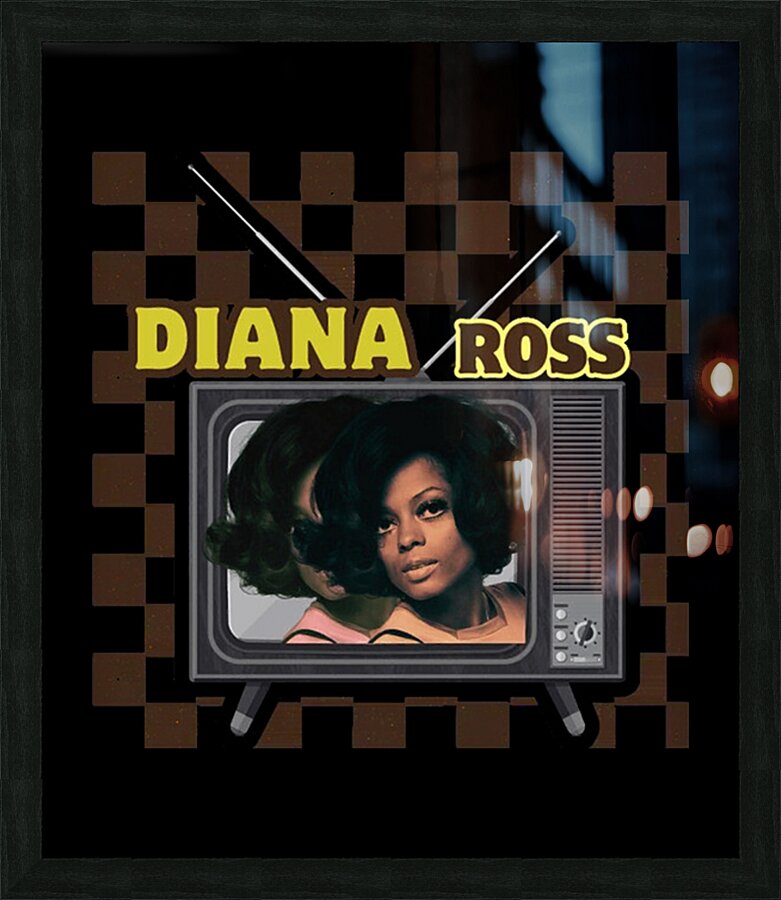 Diana Ross 13 Picture Frame print