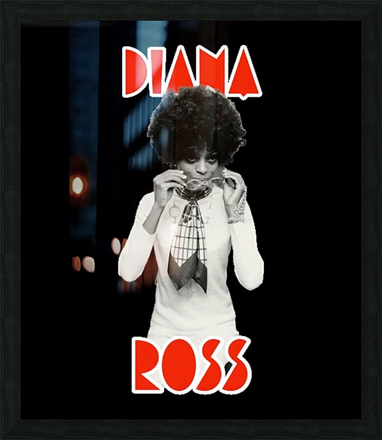 Diana Ross 36 Picture Frame print