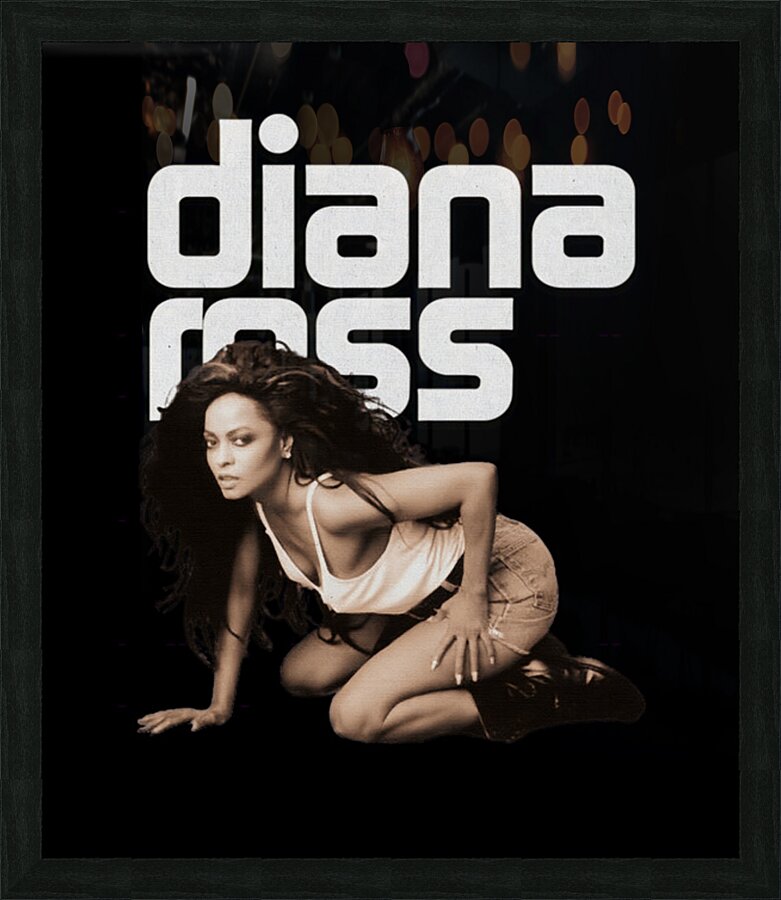Diana Ross 49 Picture Frame print
