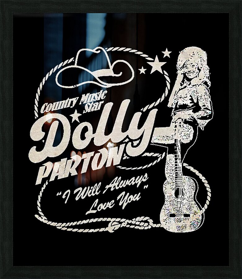 Dolly Parton 2 Picture Frame print