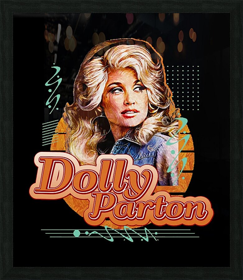Dolly Parton 9 Picture Frame print
