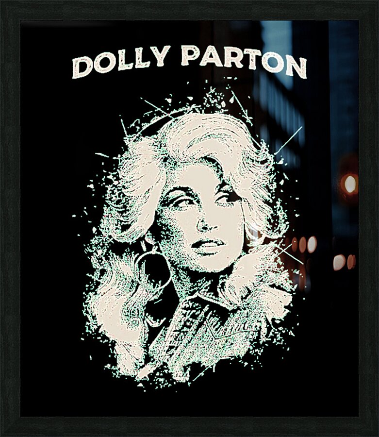 Dolly Parton 13 Picture Frame print