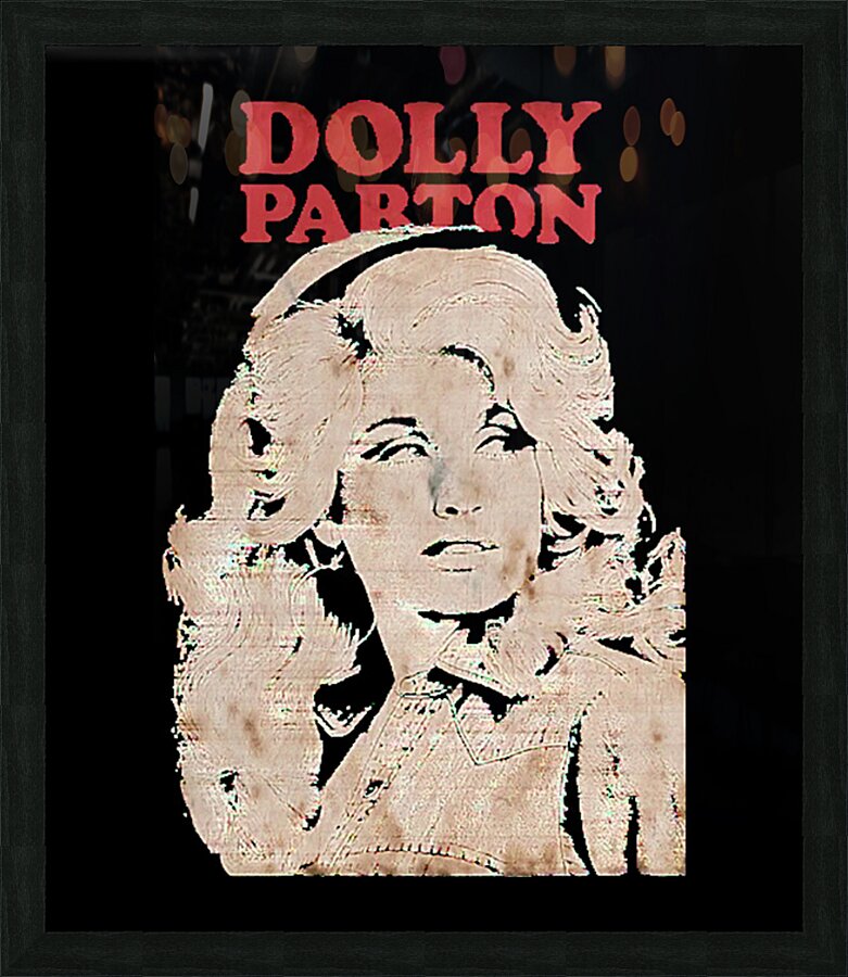 Dolly Parton 15 Picture Frame print