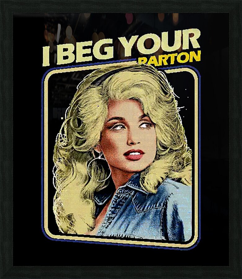 Dolly Parton 24 Picture Frame print