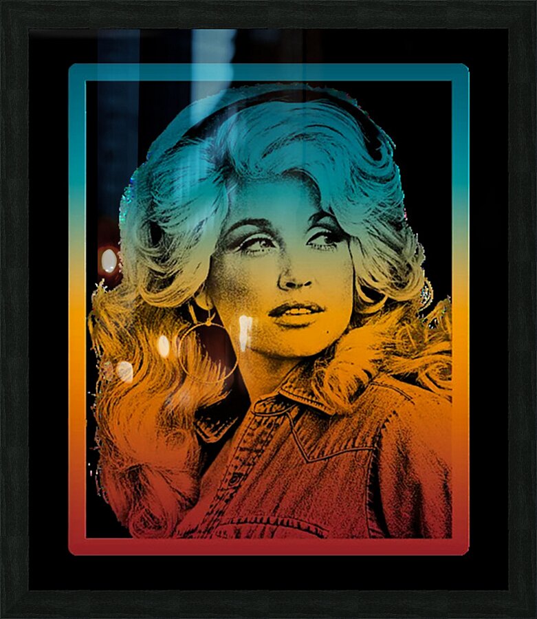 Dolly Parton 25 Picture Frame print