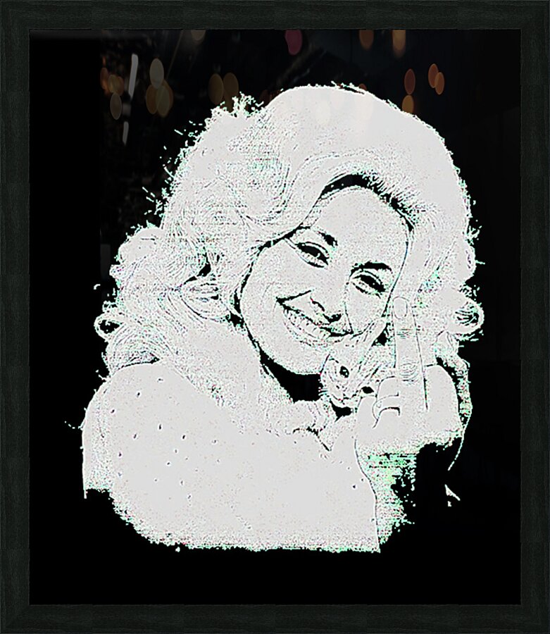 Dolly Parton 27 Picture Frame print