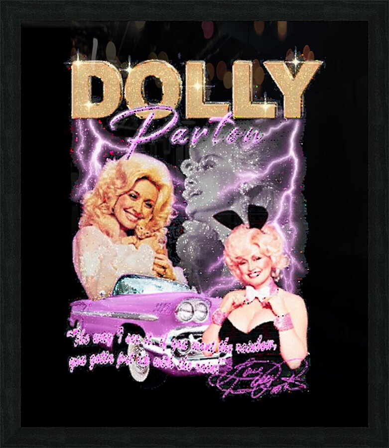 Dolly Parton 28 Picture Frame print