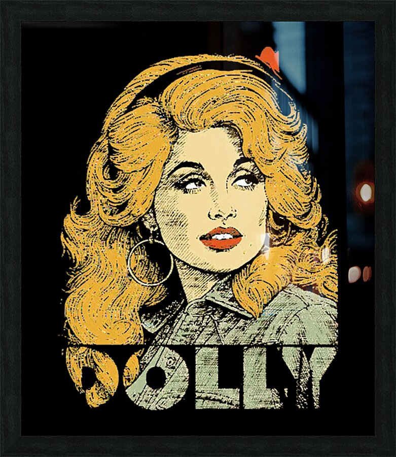 Dolly Parton 30 Picture Frame print