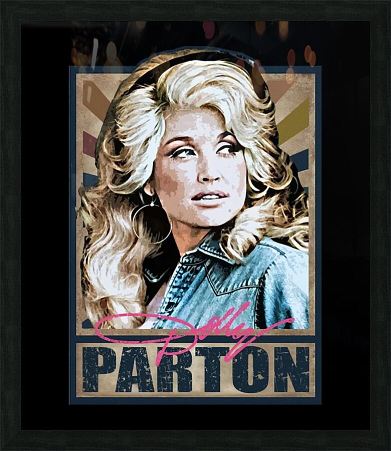 Dolly Parton 32 Picture Frame print