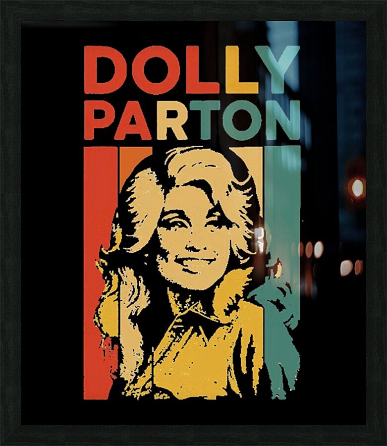 Dolly Parton 33 Picture Frame print