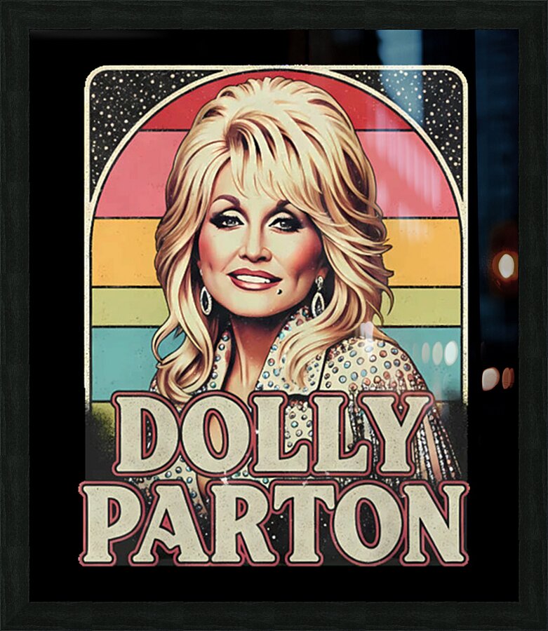 Dolly Parton 35 Picture Frame print