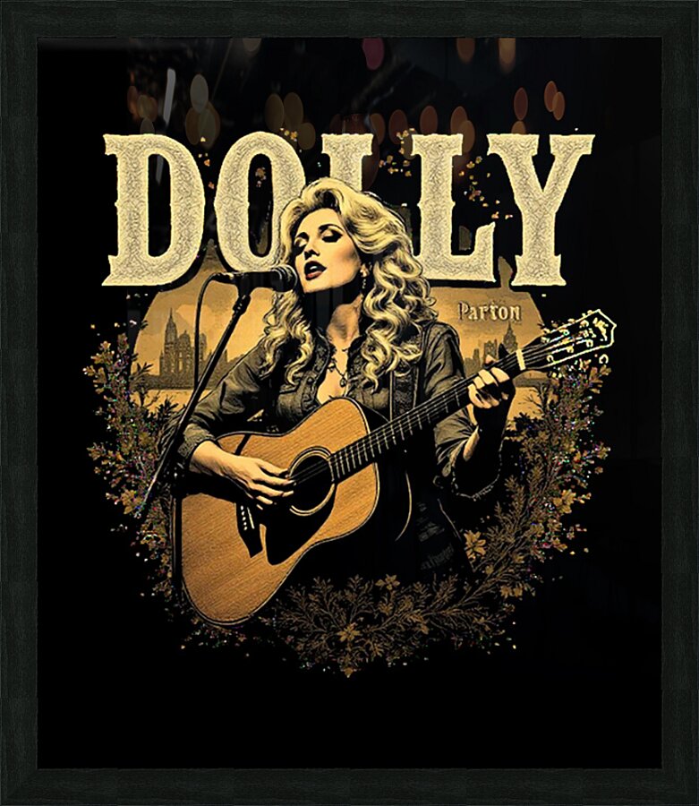 Dolly Parton 37 Picture Frame print