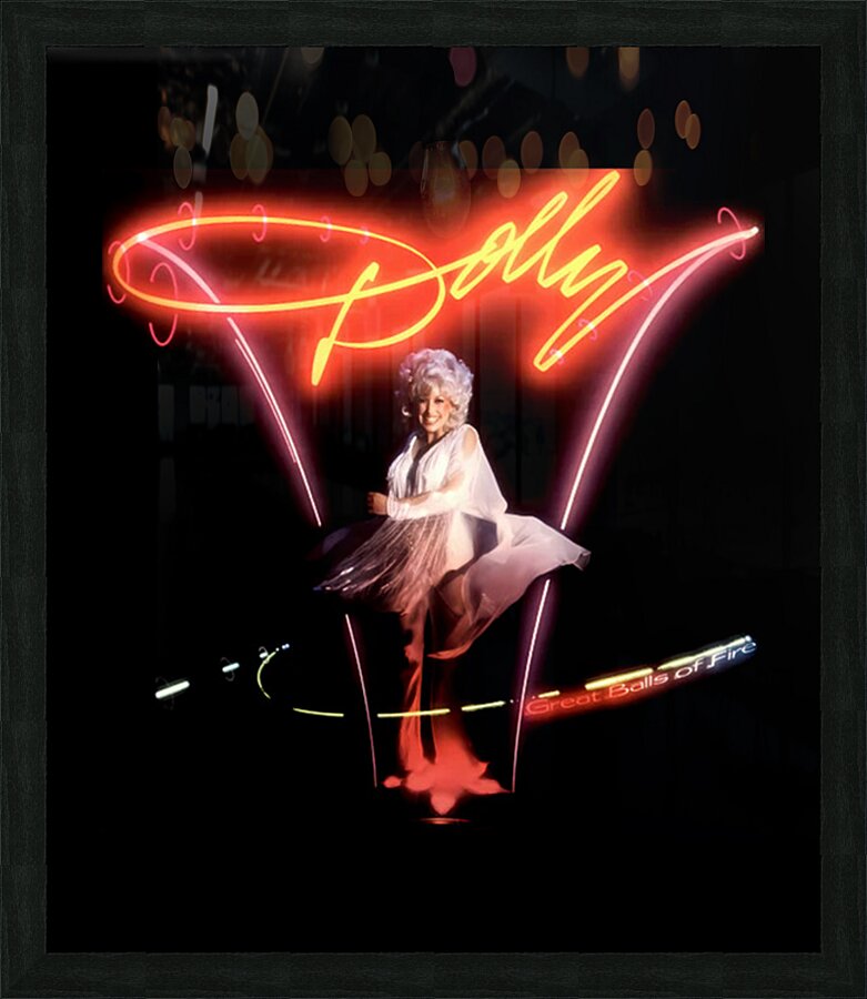 Dolly Parton 40 Picture Frame print